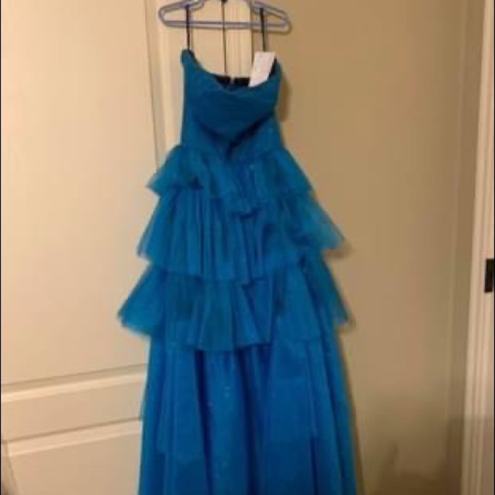 NWT Jessica Angel Teal High Low, Size XS